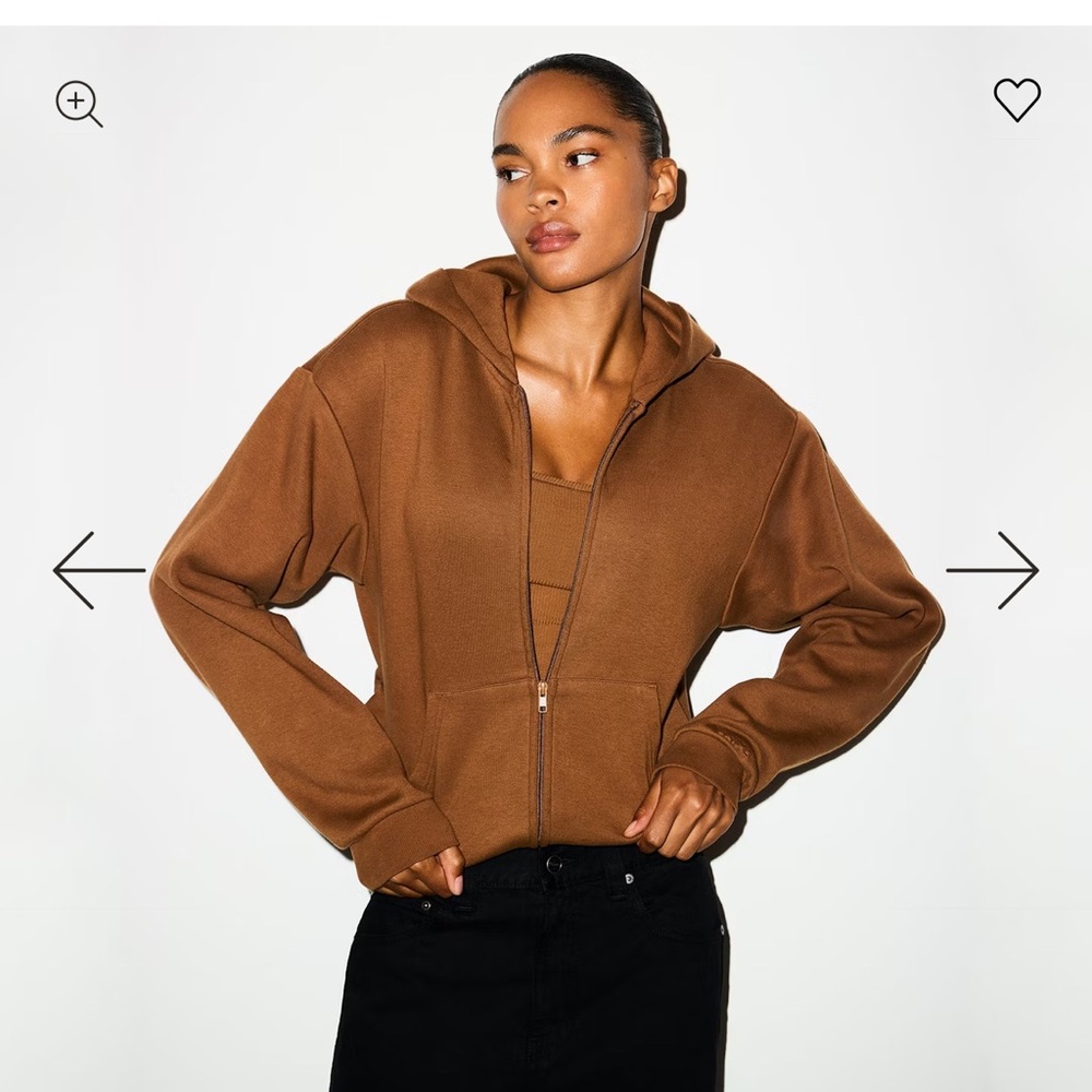 Skims classic Zip-Up Hoodie - Picture 2 of 9